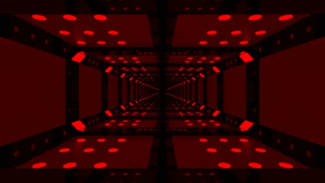 fiesta abstracta con bucle rojo sin fin