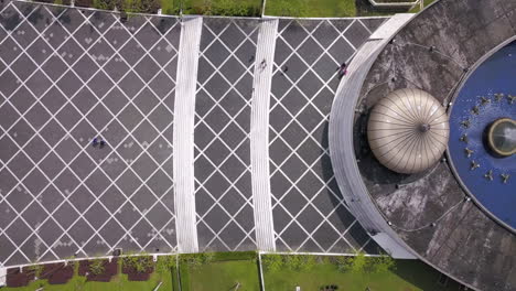 4k drone footage national monument tugu negara malaysia