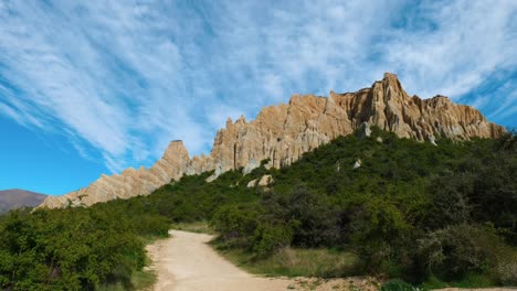 Stunning-view-of-Clay-Cliffs-with-a-picturesque-path-guiding-through-breathtaking-rock-formations