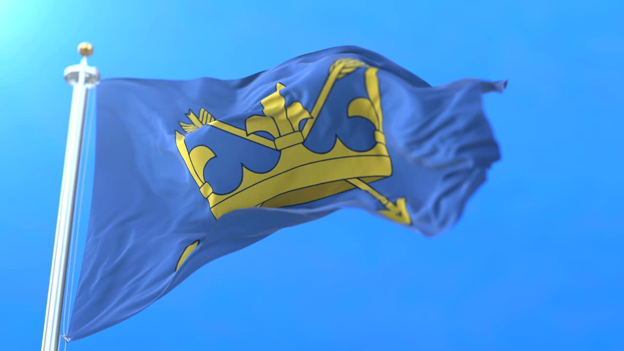 잉글랜드 동부 서폴크 카운티의 국기.