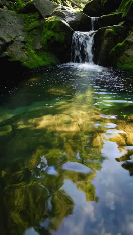 tranquil mountain creek