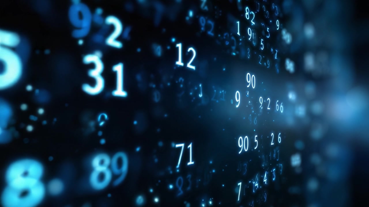 Exploring a Digital Universe of Glowing Numbers; A Futuristic Glimpse into the Infinite Potential of Mathematical Sequences and Data Representation