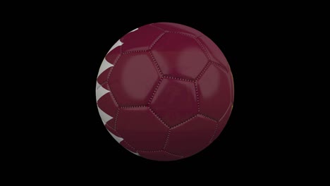 soccer ball with  brazil 2019 flags, alpha loop