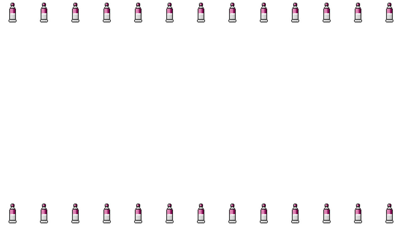 Pixel Art Paints Frame Animated Overlay 1080p Transparent 30 fps (1).mov