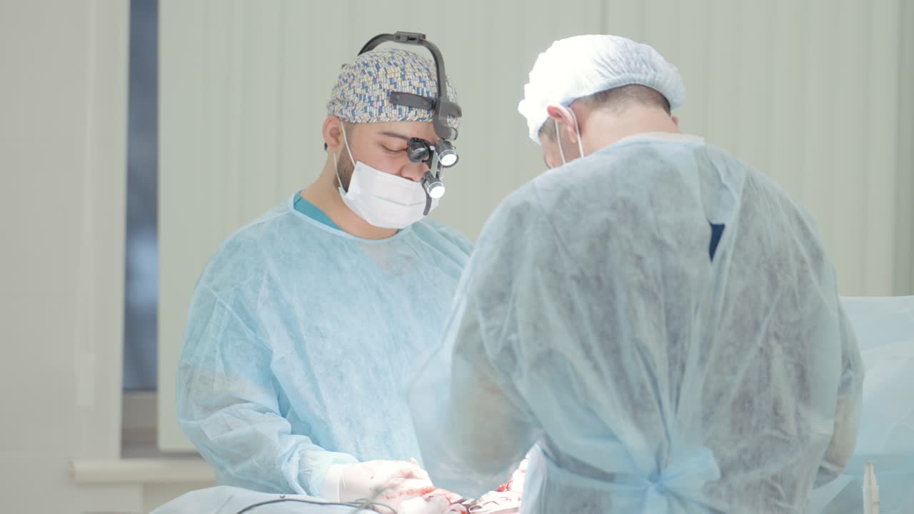 procedimiento quirúrgico en curso