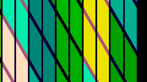 two 2d color bars that move, anchor point from top left to bottom right to bottom on a background.