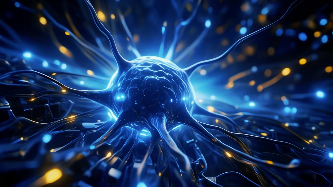 Abstract Visualization of Neural Network Connections and Artificial Intelligence