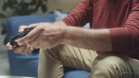 person playing video games with a controller