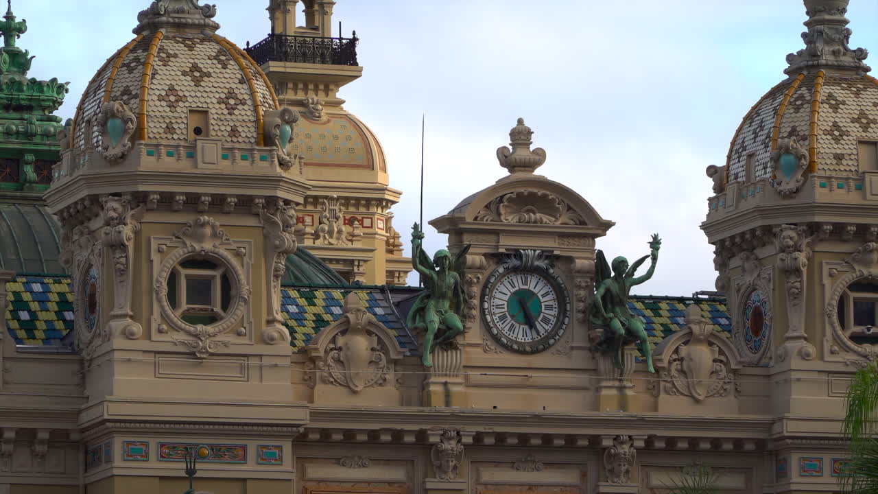 Monte Carlo, Monaco - July 4, 2025: View of the facade of the Monte-Carlo Casino