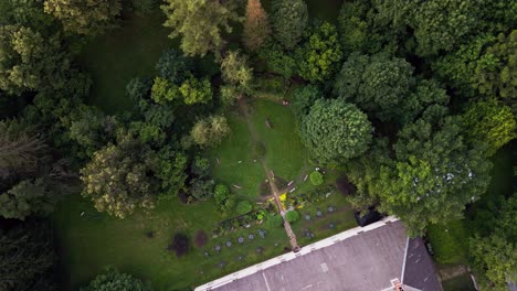 kirna manor healing park features beautiful walking paths historic buildings and calm green surroundings creating a unique place for visitors to rest explore and enjoy the gentle beauty of estonia