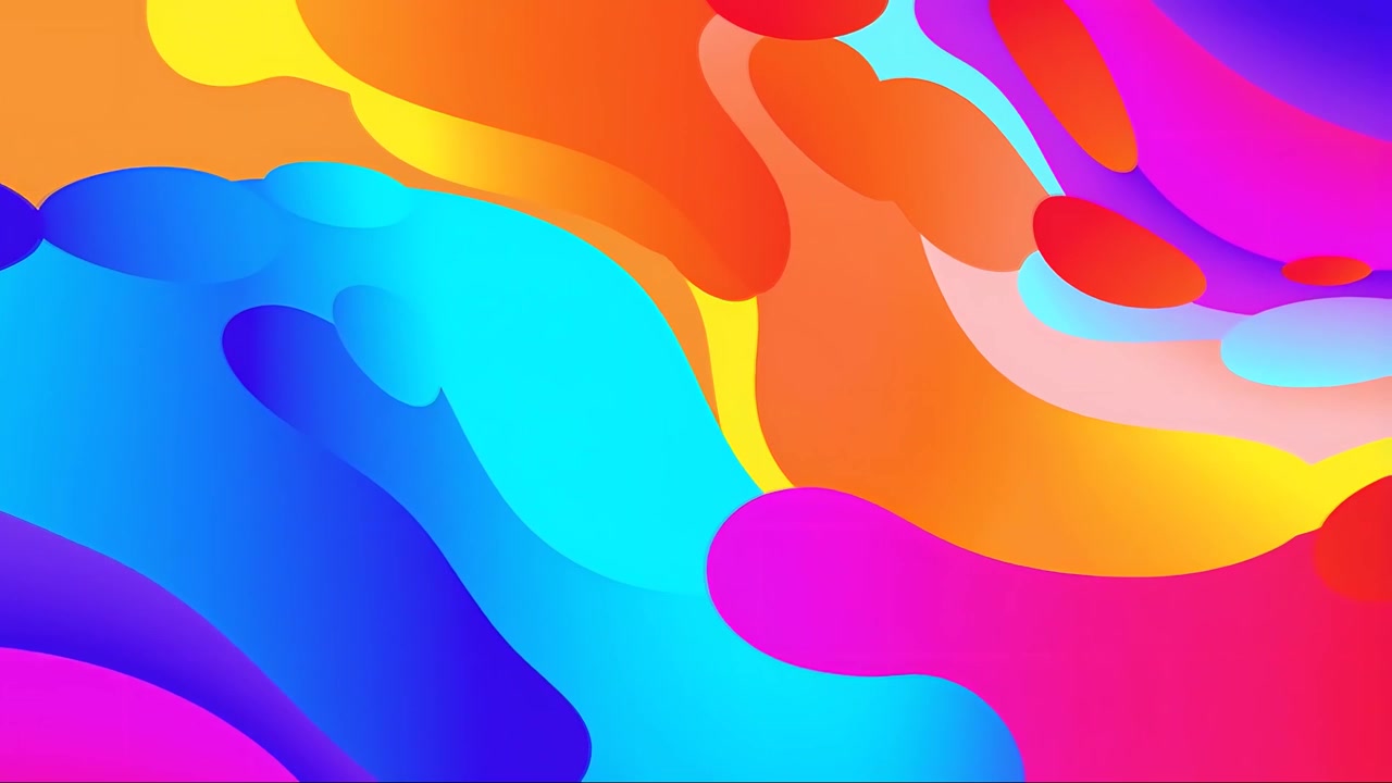 Sfondo Animato Astratto e Colorato 4K