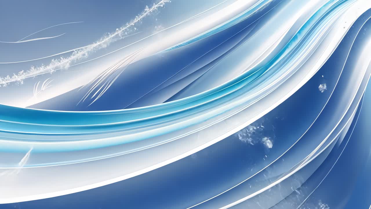 추상적인 파란색과 색 선