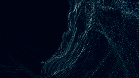 4k abstract background floating particle surface