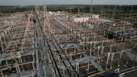 central eléctrica de alta tensión