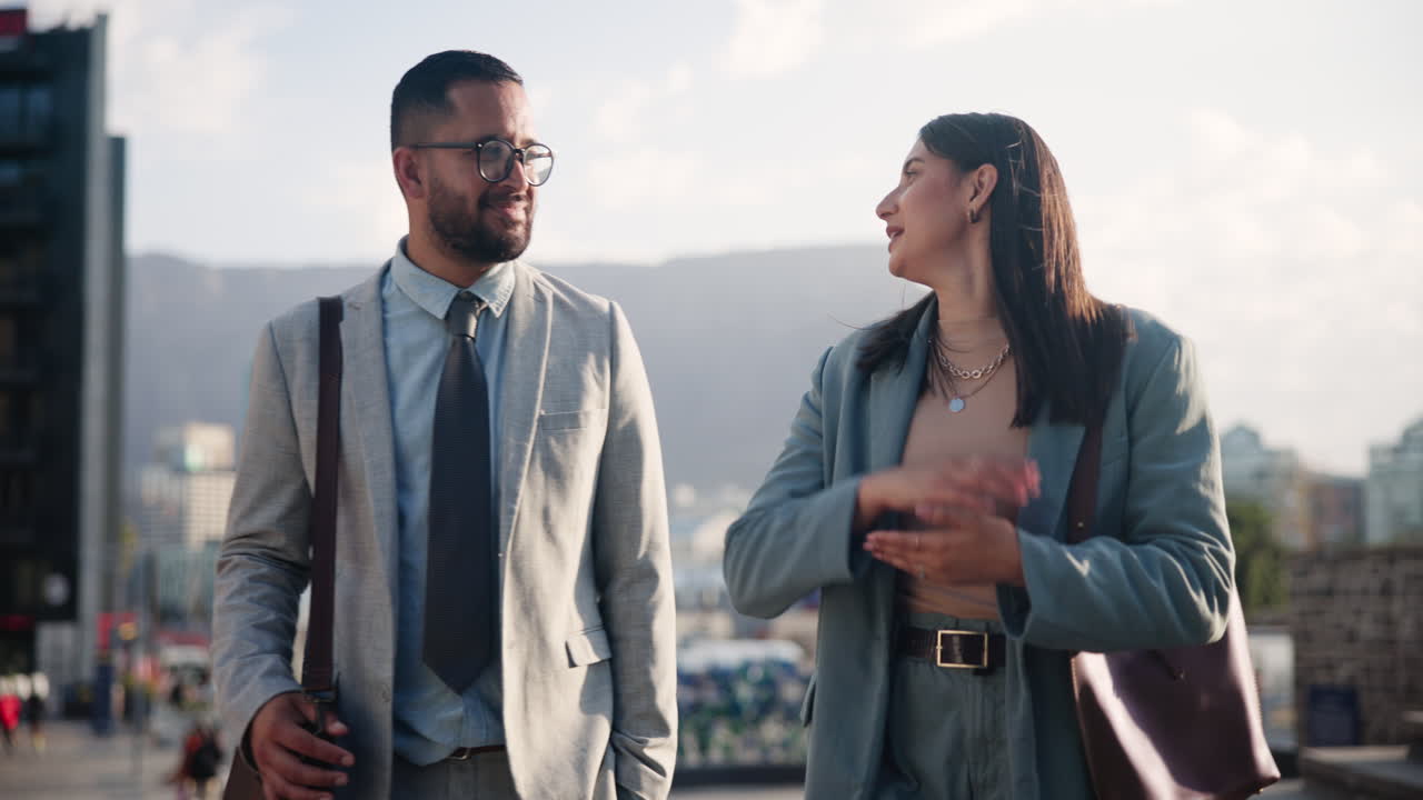 Business People in Conversation
