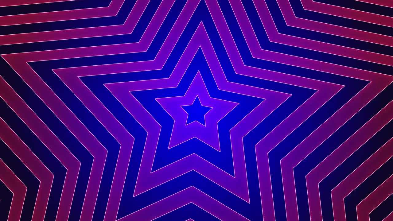 fondo digital abstracto con estrellas de neón