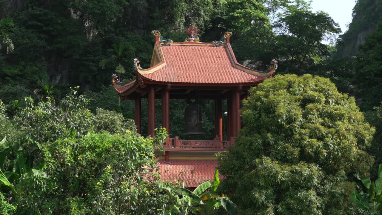 Bich Dong Pagoda complex Ninh Binh Vietnam buddhist temple bell tower