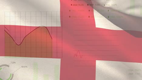 Animación-Del-Procesamiento-De-Datos-Sobre-La-Bandera-De-Inglaterra.