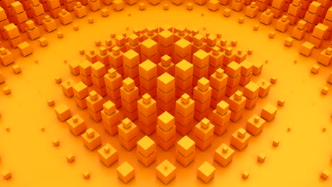 cubes form a wave