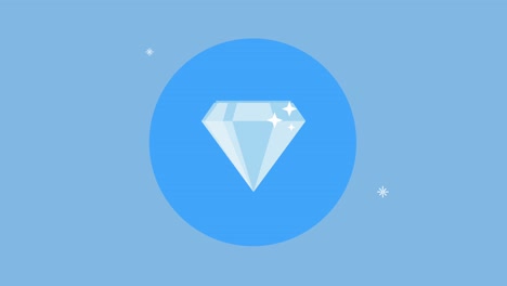 diamond luxury jewerly stone animation