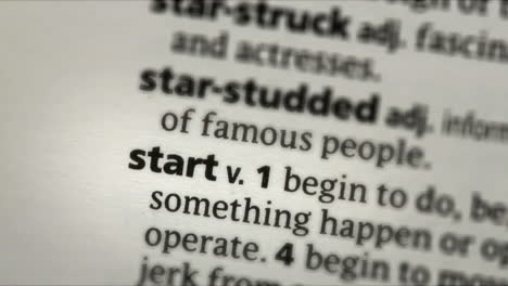 focus on start