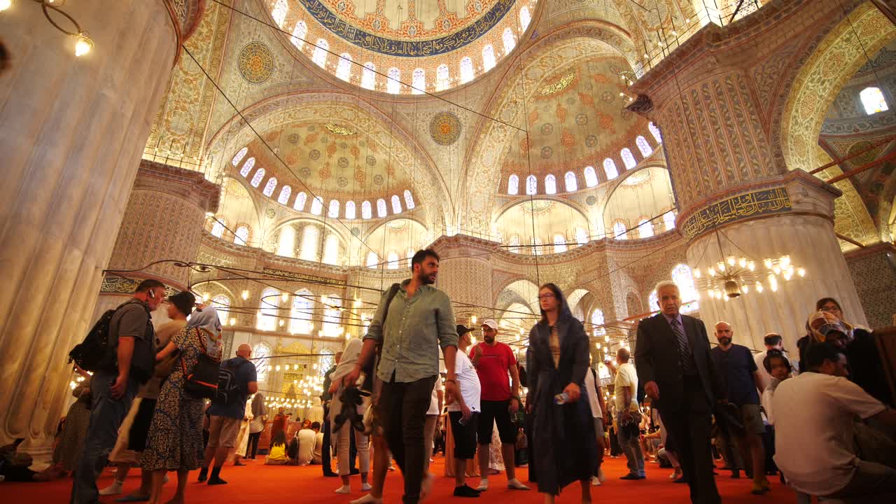 터키 이스탄불에 있는 블루 모스크