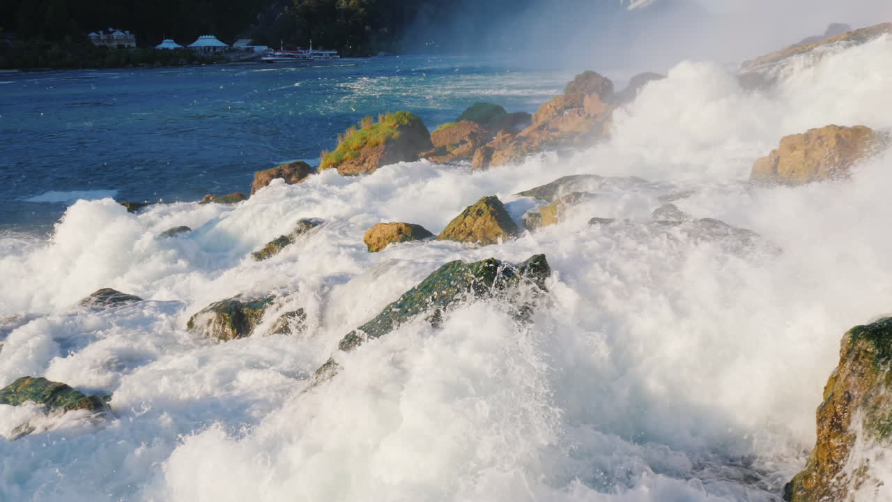 나이아가라 플런지 풀의 암석