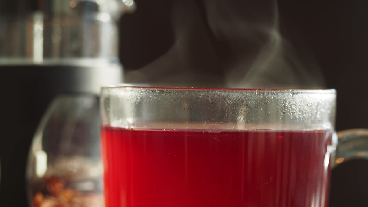 은 차 를 는 컵 의 클로즈업