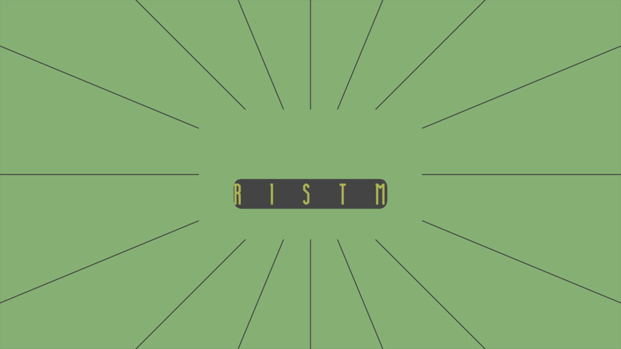 녹색 배경에 선을 가진 메리 크리스마스 레트로 텍스트