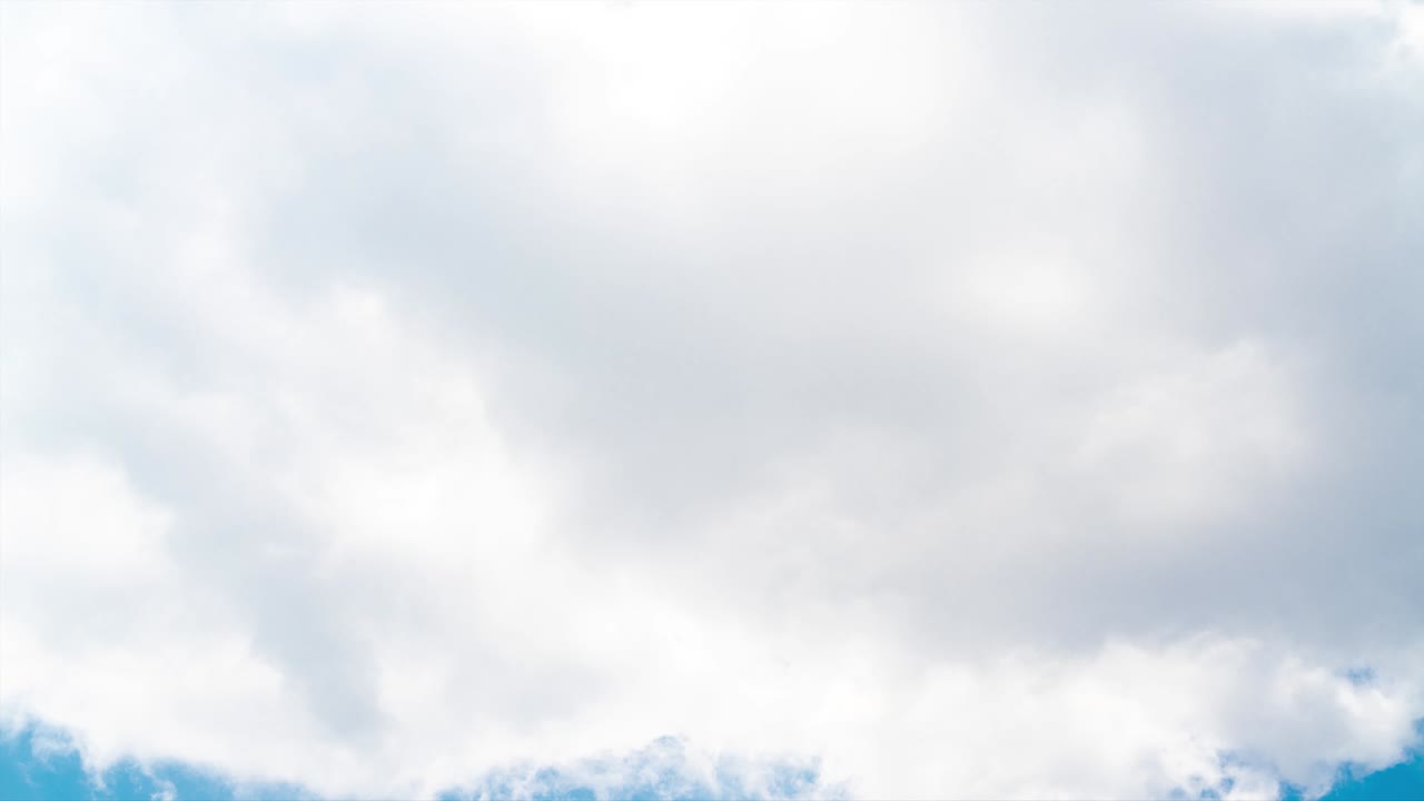 Time lapse beautiful blue sky with clouds background
