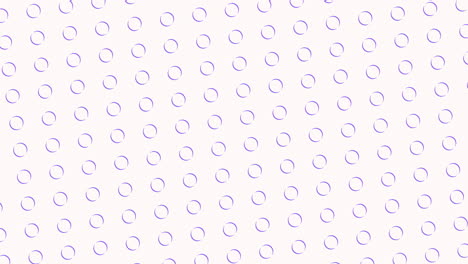 whimsical purple dot pattern on white background