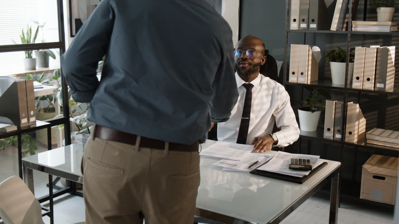 Business Meeting in Office