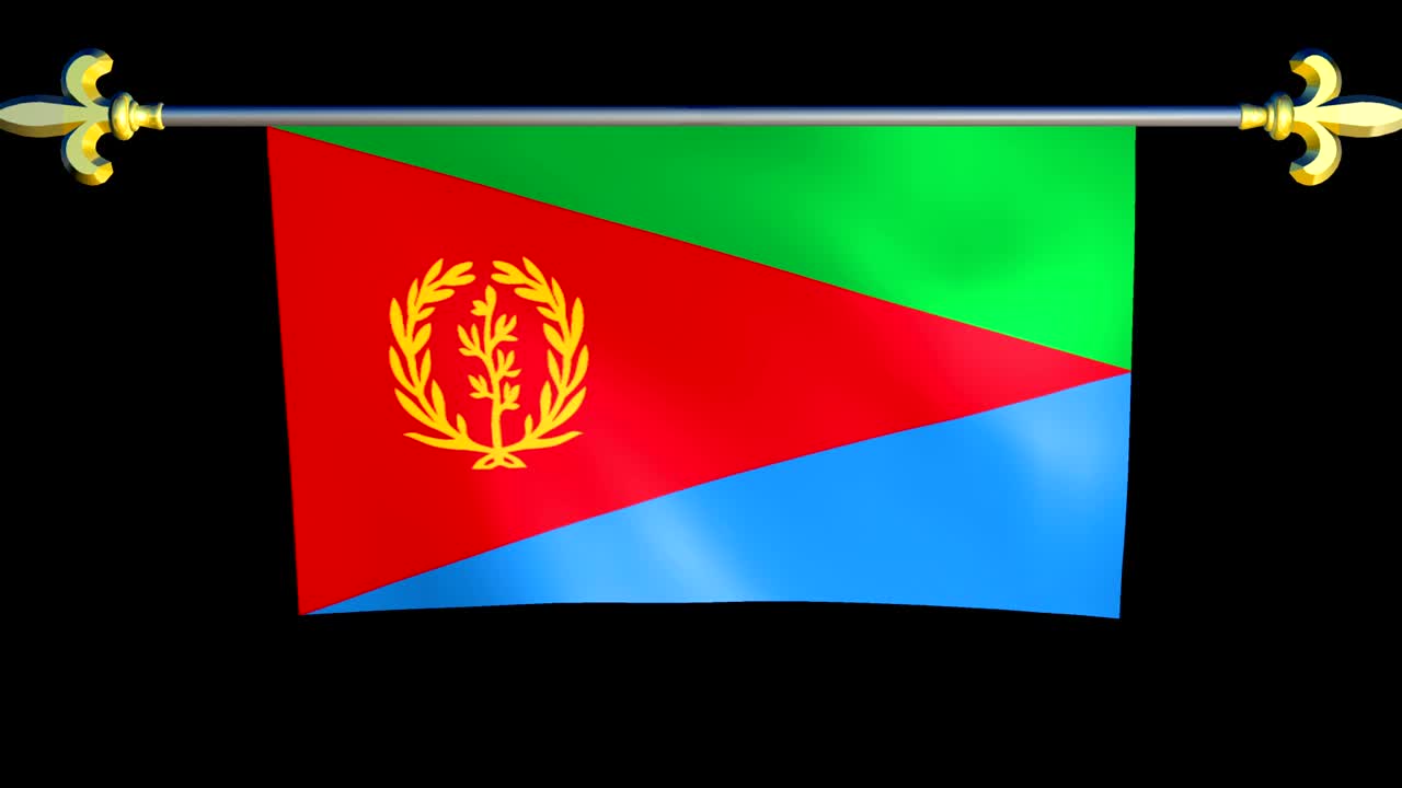 에리트레아의 큰 루핑 애니메이션 발