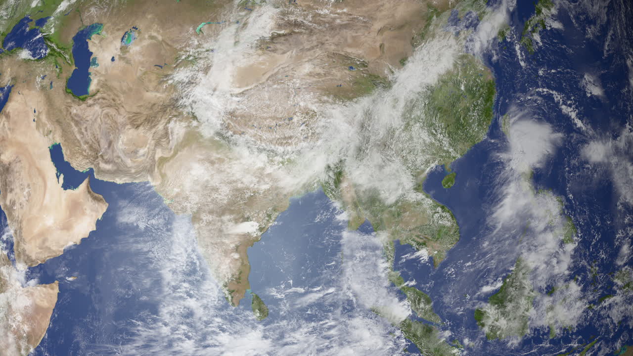 지구 위의 느린 움직임