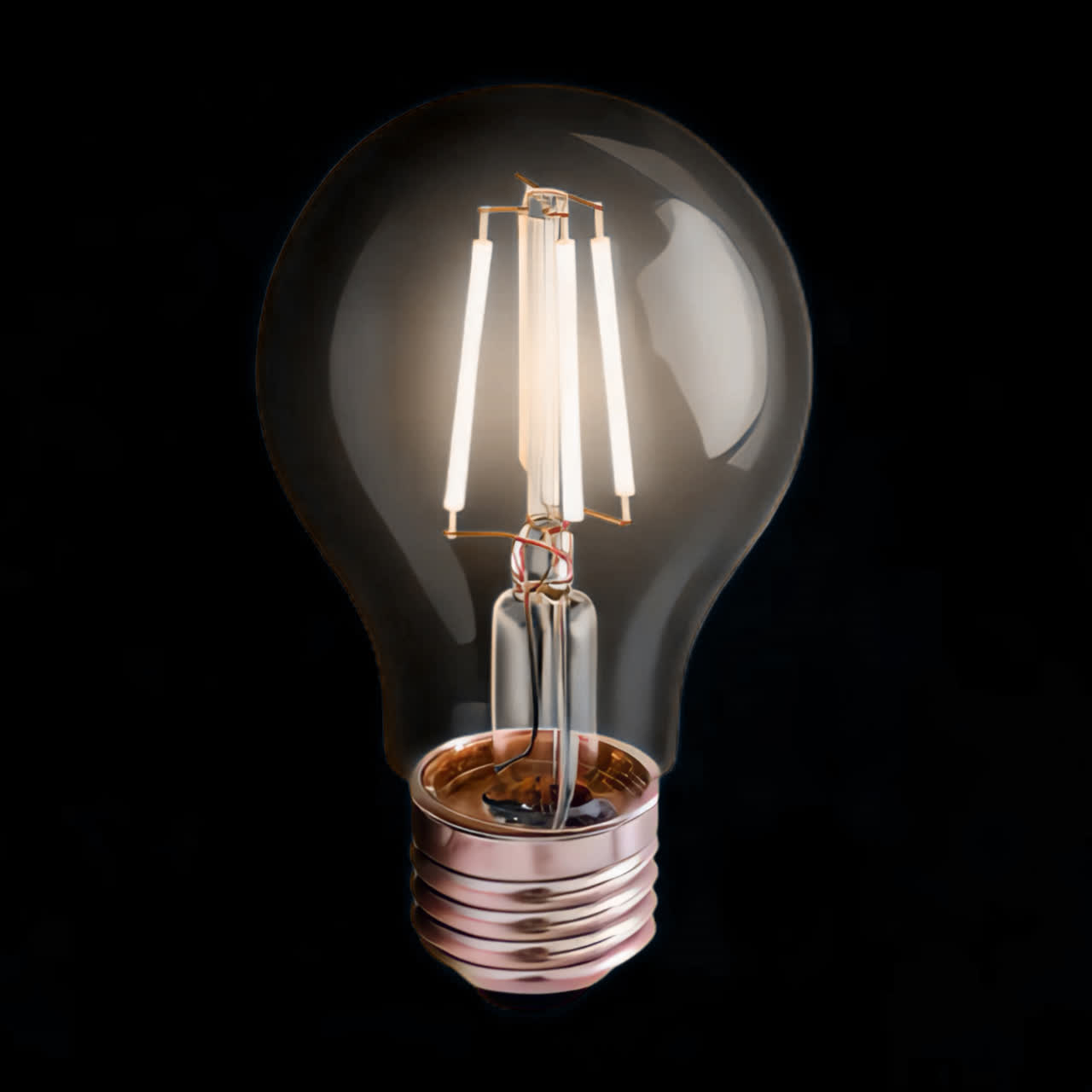 Creative bright innovative idea animation isolated asset, transparent 4K video, alpha channel