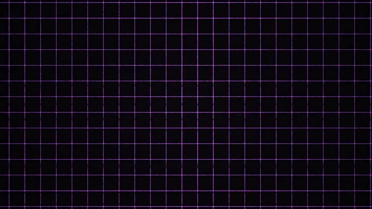 Flickering Purple Grid Pattern on Black Background