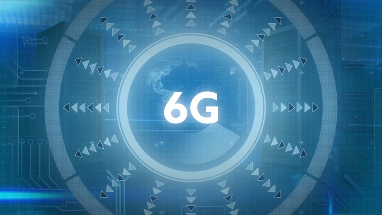 범위와 데이터 처리를 가진 6g 텍스트의 애니메이션