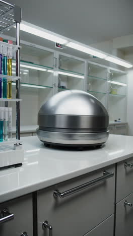 modern laboratory setup with equipment