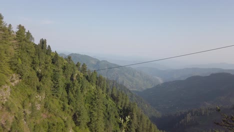 on the top of the mountain looking at the road