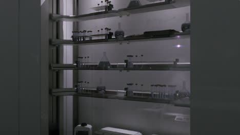 modern laboratory interior with advanced equipment and scientific instruments