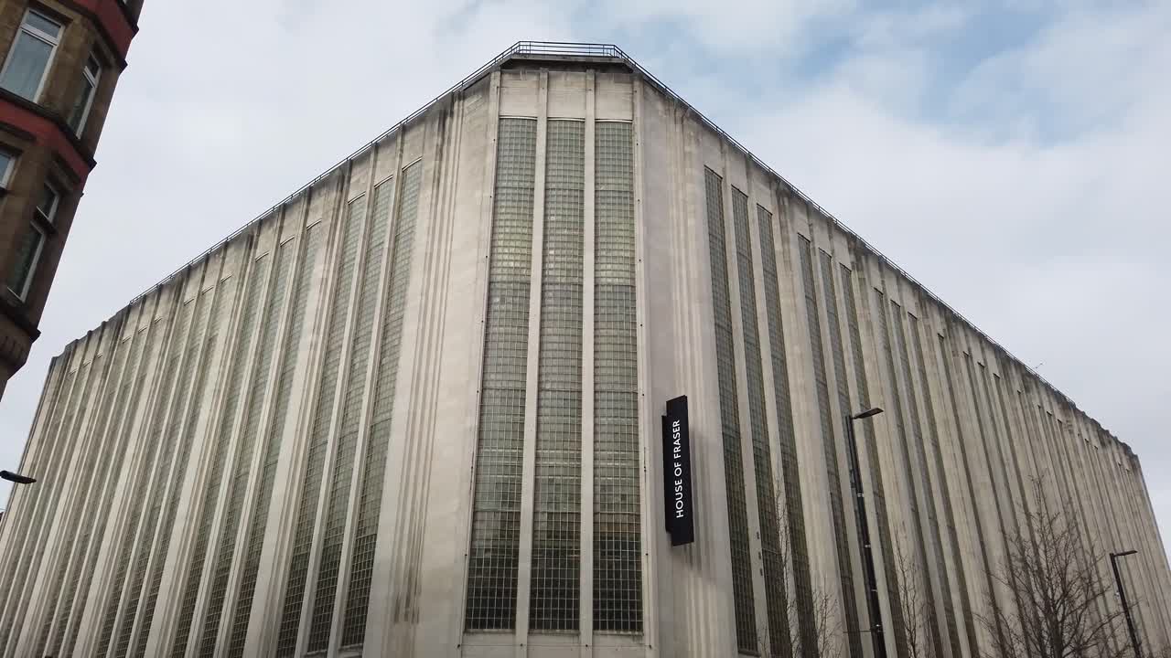 casa de los grandes almacenes fraser, anteriormente kendals, ubicada en deansgate en manchester y muestra arquitectura art deco, inglaterra, reino unido