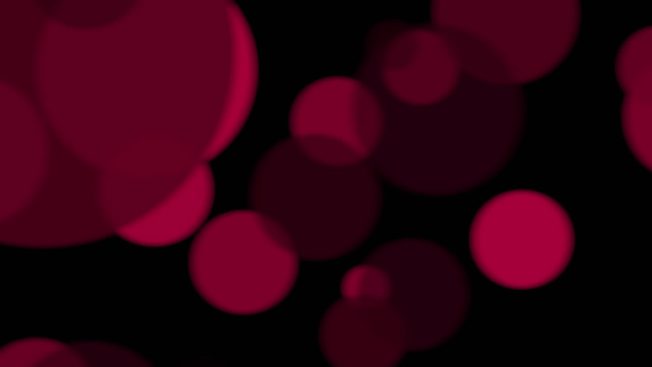 보라색 배경 위에 반이는 빛의 반점의 애니메이션