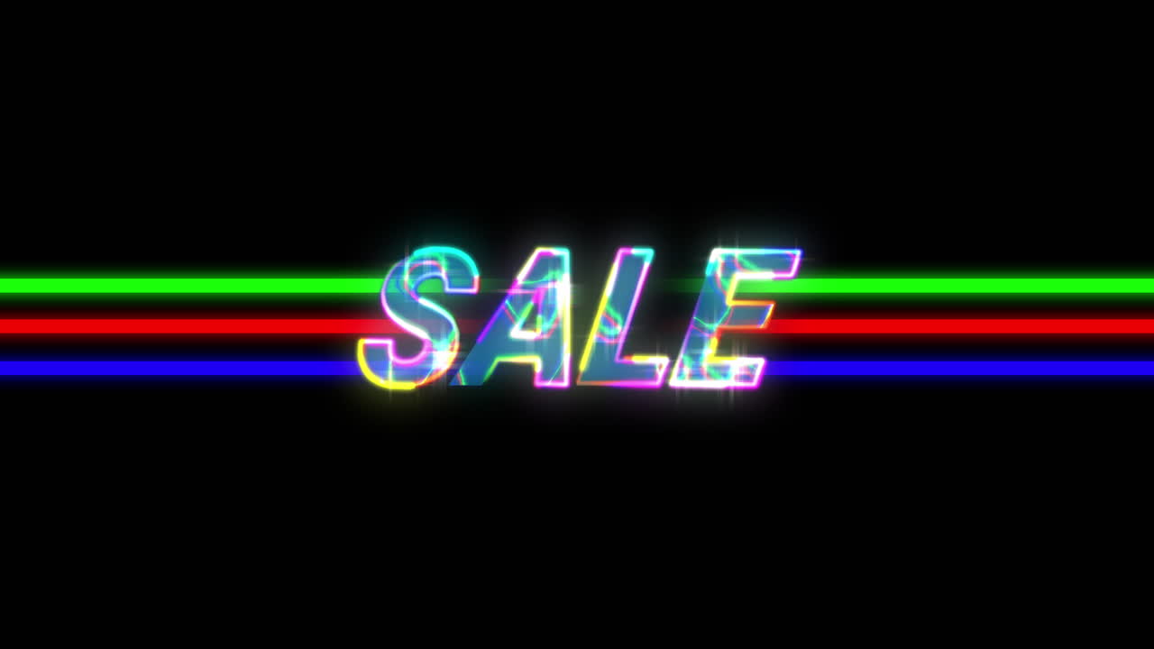 anuncio de venta de oro en retro años ochenta fondo 4k