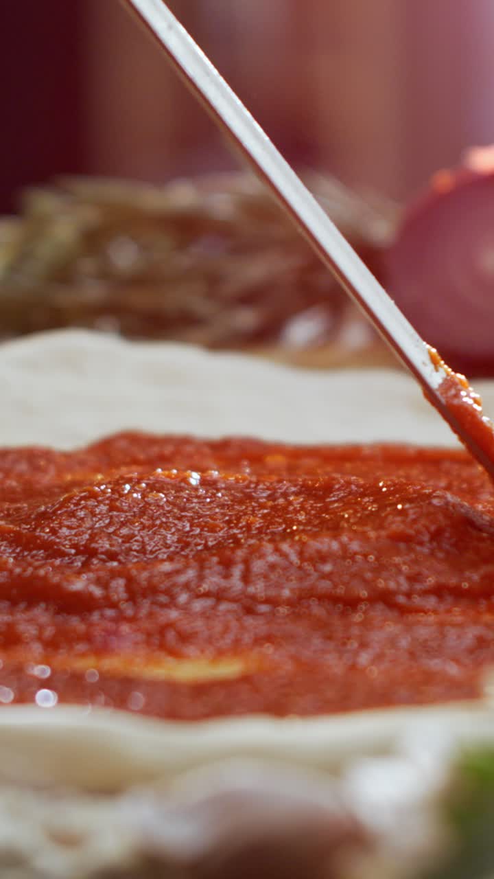 Tomato Sauce on Pizza