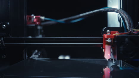 3d printer closeup
