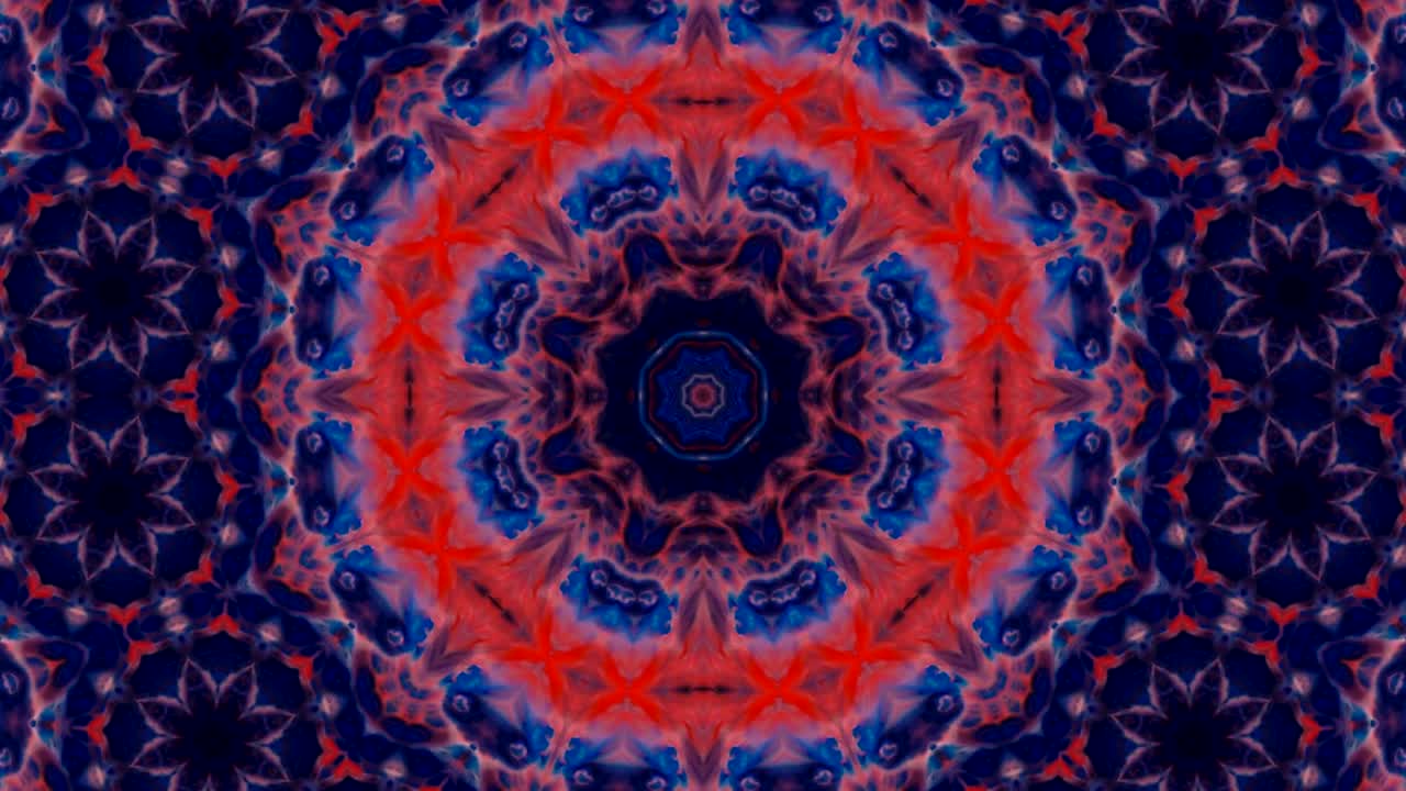 movimiento de fondo de kaleidoscopio abstractamente colorido