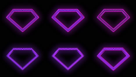 Diamonds-pattern-with-pulsing-neon-purple-light-5