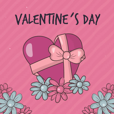 valentine's day heart gift card