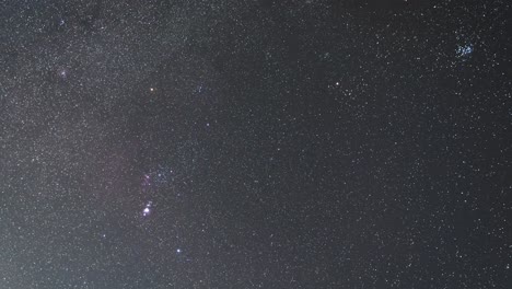orion constellation with satellites on the earth orbit
