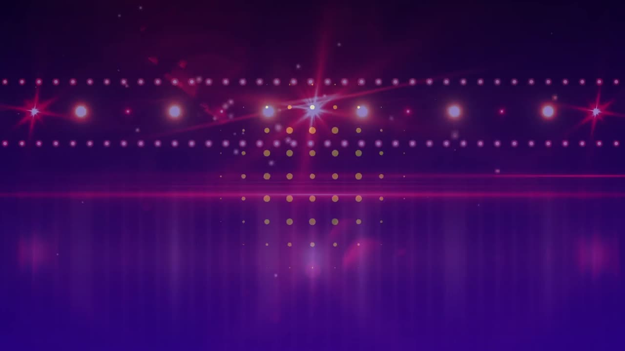 Animation af cirkler, der bevæger sig på en scene
